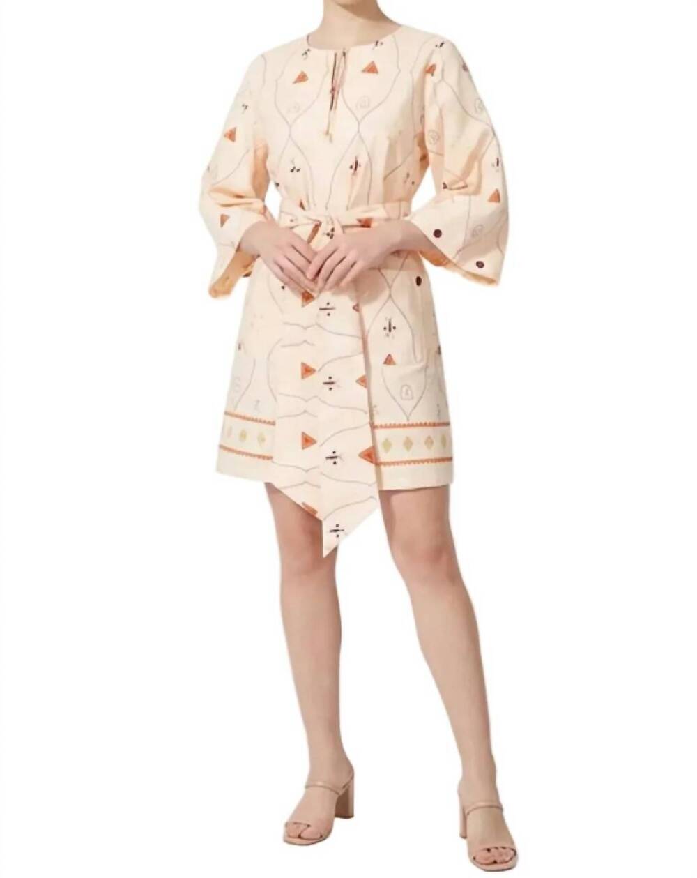 NEW PSOPHIA rayne dress in beige